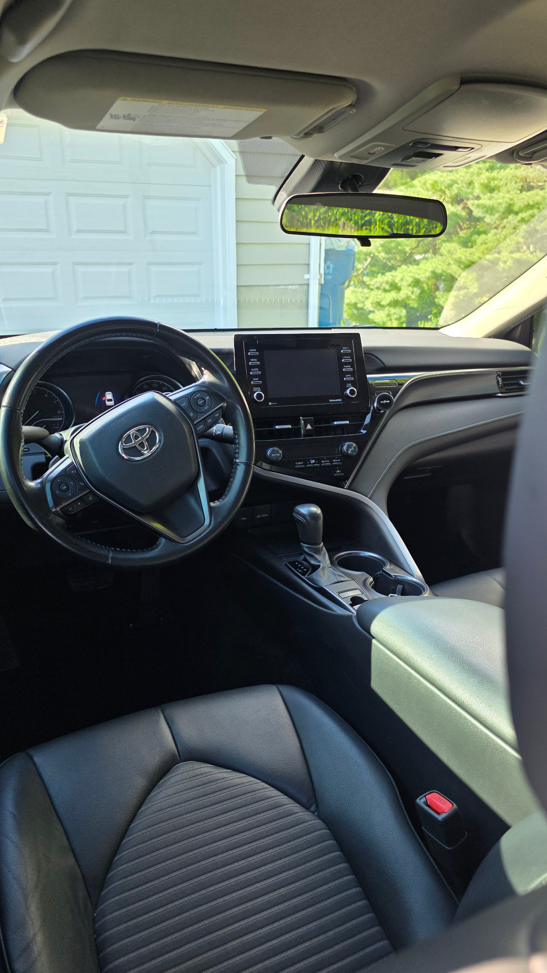 Dashboard and console wiped down and dressed